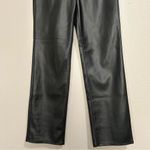 Pistola  Cassie Black Faux Leather High Rise Straight Leg Pants Women’s Size 27 Photo 4