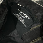 MOUSSY VINTAGE Lenwood Distressed Skinny Ankle Jeans Washed Black Size 25 Photo 3