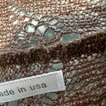 Kirra Women  Sz: M Brown Loose Fit Lace Back Boxy Oversized Lightweight Flowy Top Photo 6