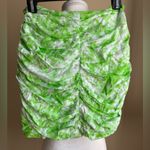 For Love & Lemons Devon Green Tie Dye Twisted Mini Skirt Size Small NWT Photo 7