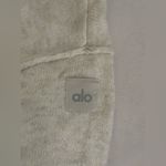 Alo Yoga  NWT New Class Cashmere Hoodie Bone Heather Pocket 2XL Oversized Photo 5