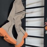 Free People Chase Second Skin Over The Knee Stretch Boot Taupe Photo 3