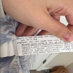 ZARA  Blue and White linen blend midi printed shirt dress belted Photo 7