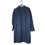 COS Oversized Minimalist Lagenlook 100% Lyocell Navy Boxy Dress Sz XS Photo 7