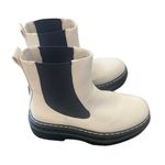 Esprit Espirt white stormi Chelsea combat boots size 7M Photo 3