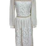 BHLDN NEW  Edina Guipire Lace Tea Length Midi Dress Wedding Bridal Anthropologie Photo 3