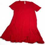 Zenana  Red Tshirt Dress Photo 0