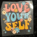 Handmade ‎ Love yourself women T-shirt Photo 1
