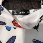 SheIn Multicolored Butterfly Tank Top and Skirt Set Photo 2