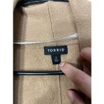 Torrid Cardigan Womens 2X Brown Tan Sweater Coatigan Collared Open Front Long Photo 4