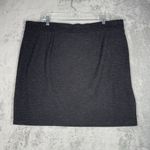 J.Jill Skirt Womens 2X Charcoal Gray Pencil Straight Mini Neutral Preppy Casual Photo 2