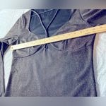 Reformation  Black gold sybil knit top is a scoop neck Photo 6