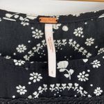 Free People | Black and White Floral Mini Dress sz 6 Photo 3