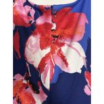 Monroe & Main Pink/Purple/Red Floral Print Knee Length Dress, Poly/Span, XL Pink Photo 3