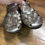 Women's‎ Array Aruba Pewter Woven Fisherman Shoe US 9.5M Buckle Leather Sandal Size 9.5 Photo 4