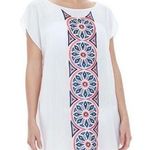 Milly Embroidered Cape Swimsuit Coverup, Multicolor Retail $345 Photo 0