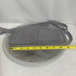 Lucky Brand  Gray Leather Crossbody Bag Adjustable Strap Small Shoulder Purse Photo 8