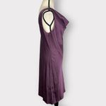 Olive + Oak Slip Dress Women's Small Purple One Shoulder Satin Knee Length NWT Photo 4