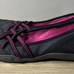 Clarks Shoes Gray Pink Flats Nubuck Suede Cushioned Slip On Neutral Casual 7 Photo 0