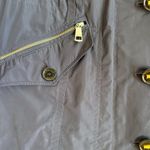 Burberry Brit Women's Size 4 US Blue Yellow Rain Hoodie Jacket Photo 1