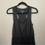 Greylin  Dress Black Sleeveless Bodycon Ruched Ruffle Cocktail Dress Photo 7