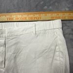 J Jill Pants Linen Stretch XL‎ White Cropped Pull On Slit Beach Resort Vacation Photo 6