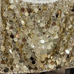 Amazon Y2K Sequined mini skirt bodycon gold costume low rise halloween discs Sabrina Photo 5