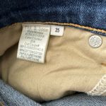 Rag and Bone  Dre Capri‎ Relaxed Raw Hem Knee Tear Jean in Dia Wash size 25 Photo 11