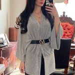 Anthropologie Anthro Saturday Sunday grey open cardigan one size Photo 0