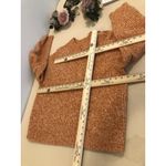 Ava & Viv Women XXL Sweater Long Sleeve Pullover Crew Neck Orange Knit Y2K Boho Photo 5