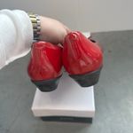 Alfani  Cherry Red Patent Ballet Flats Size 8 Photo 3