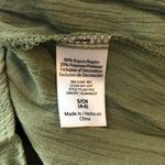 Time & Tru  Green Off-Shoulder Tassel Midi Dress Ruffle Hi Low Hem S Photo 3