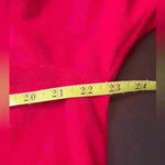 Lands' End Lands’ End Women’s Red Fleece 1/4 Zip Pullover Size XL Warm Cozy Classic Photo 5