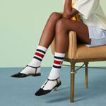 Gucci NEW Women’s Double G patent-finish ballerinas Size 38 Black Photo 10