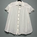 We The Free  Float Away Women’s White Cotton Button Down Shirt Oversized Size XS Photo 1