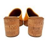 Naturalizer Cassie Platform Slides Cork Wedge Women's 12 Yellow Boho Hippie 70s Photo 8