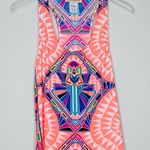 Mara Hoffman Neon Kaleidoscope Print Racerback Shirt Tank Top Blouse Size S Photo 2