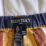 Ellen Tracy  Multicolor Linen Pants Photo 3