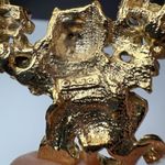 AJC Kitty Cat & Christmas Holly Berry Wreath Enamel Brooch Pin Gold Tone Signed Photo 13