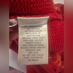 Susan Bristol Vintage  Red Knit Vest with Colorful Animal Embroidery Photo 4