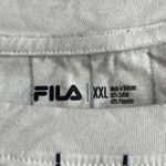 FILA  Shirt Womens Size Size XXL White Black Tee Short Sleeve Adult Graphic Z-284 Photo 4