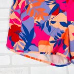 Columbia Women's 2X Tropical Floral Print Elastic Waist Athletic Shorts Photo 1