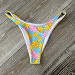 SheIn Adorable  Swimwear Sz L Floral Bikini Bottoms W Daisy Print Photo 2
