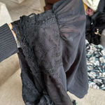 Cacique  Black intimate nightie chemise size large Photo 6