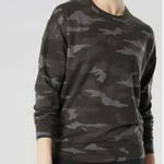 Athleta  Studio to Street Gray Camo Crew Neck Sweatshirt Size XS Photo 0