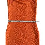 CUT BY YIGAL AZROEL Orange Patterned Stretch Mini Dress Sz XS Photo 6