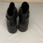 Madden Girl  Black Ankle Boots with Double Buckle Photo 3