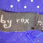 Ruby Rox  blue and red pin up style cap sleeve polka dot dress sailor style 3 sm Photo 3