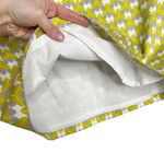 Banana Republic Milly Collection Chartreuse Geometric Print Mini Skirt Photo 2