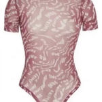 SKIMS Mesh Bodysuit Raspberry RARE Collectible NWT Photo 0
